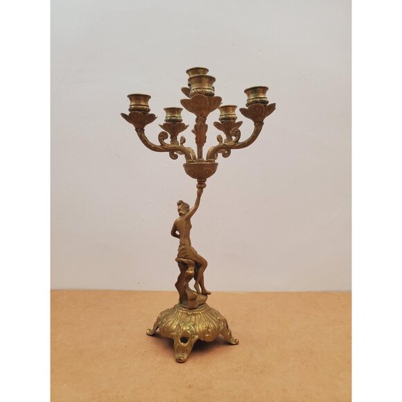 Vintage candelabra candle holders/ 6 arm candelabras/ candelabra perfect for - Picture 5 of 10
